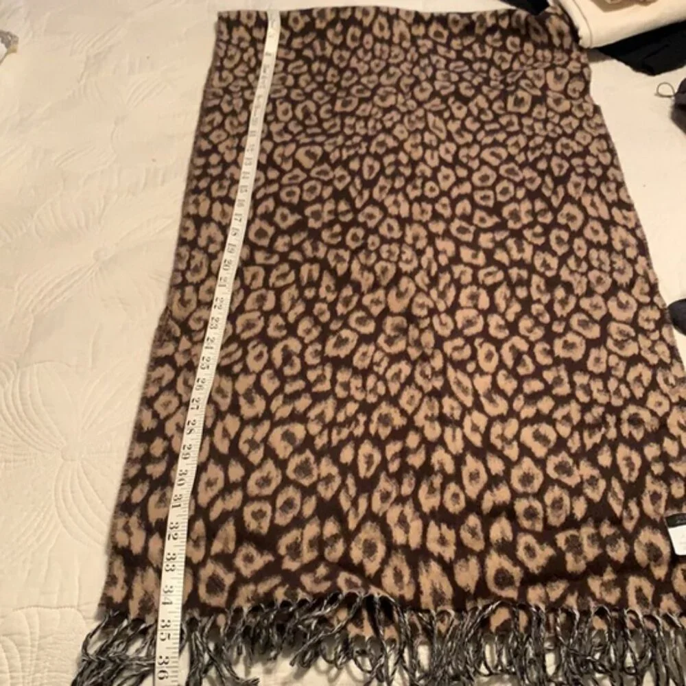 J. Crew Animal Print Scarf - Picture 2 of 6